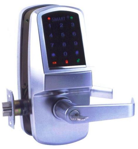 KT Biztonsági bejárati ajtókilincs-kód kártya kulcs